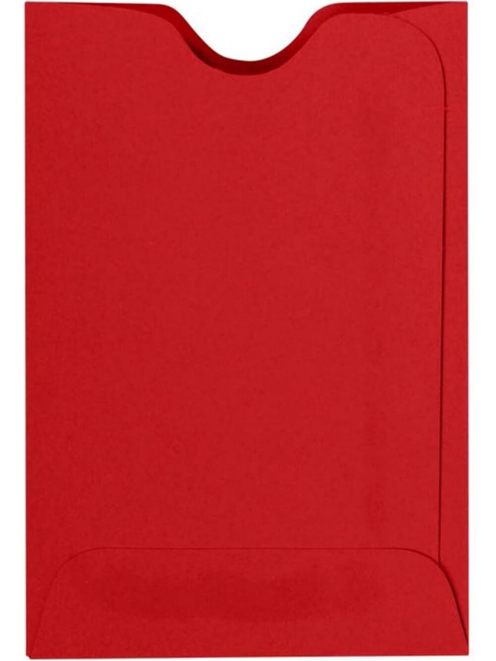 Ruby Red Credit Card Sleeves | 250 Pack | Durable 80lb Text | Perfect for